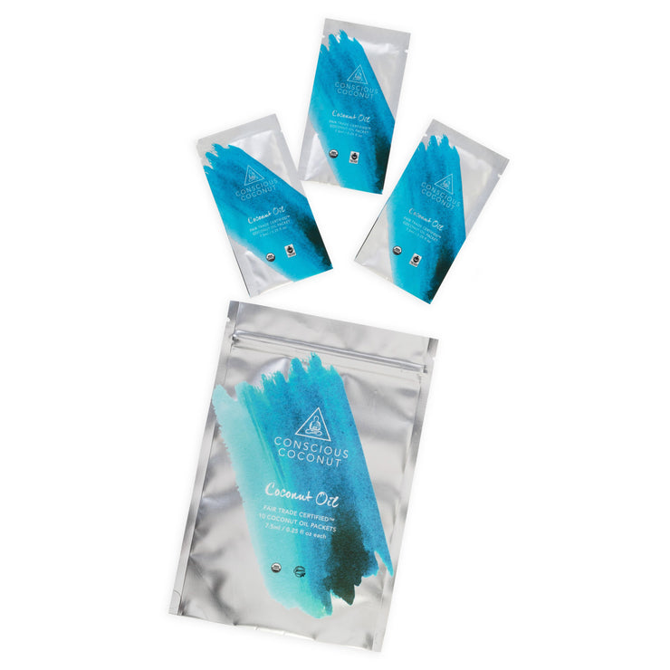 Conscious Coconut Oil - 10 Travel Ready Packets