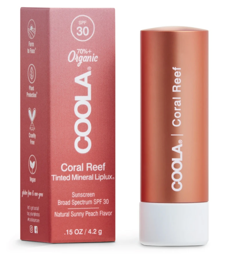Mineral Liplux® Organic Tinted Lip Balm Sunscreen SPF 30