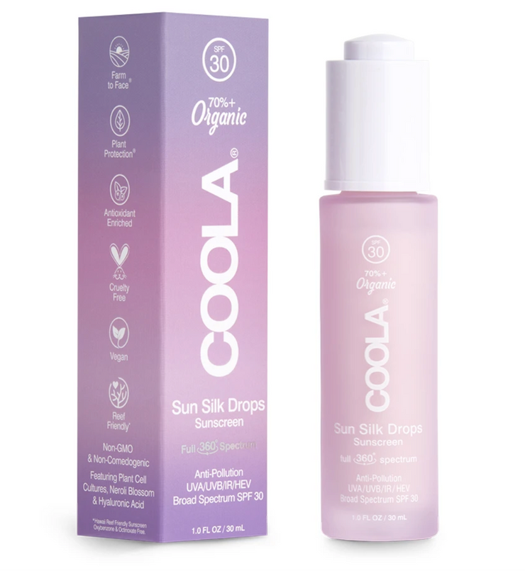 Coola Full Spectrum 360° Sun Silk Drops Organic Face Sunscreen SPF 30
