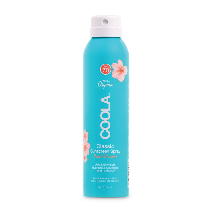 Coola Classic Body Organic Sunscreen Spray SPF 70 - Peach Blossom