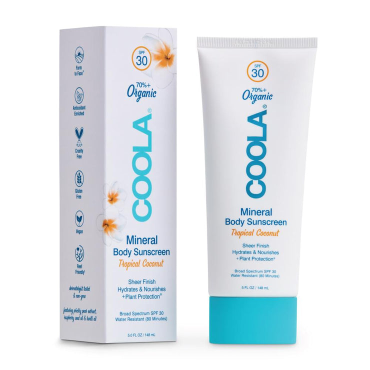 Coola mineral Body Sunscreen SPF 30 - Tropical Coconut